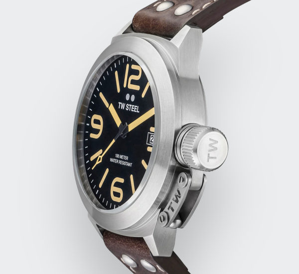 TW-Steel CS31 Canteen Leather Herren Uhr Quarz